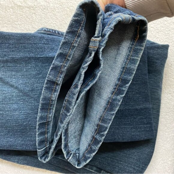 Wrangler O2 Competition Advanced Comfort Mea Dark Wash Straight Leg Jeans 31 - Picture 9 of 16